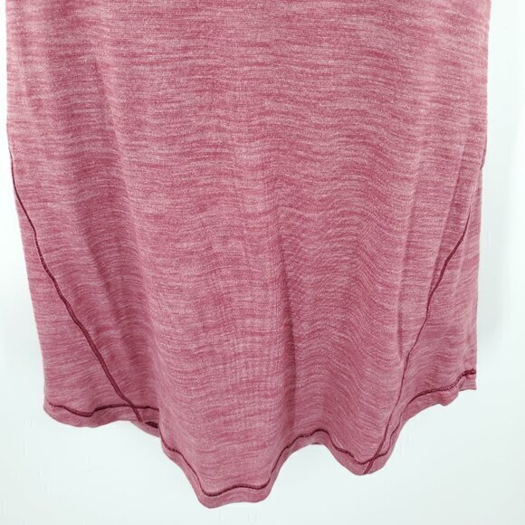Lululemon Moment To Movement 2-In-1 Tank Size 6 Heathered Cherry Tint (Pink) - Picture 7 of 11